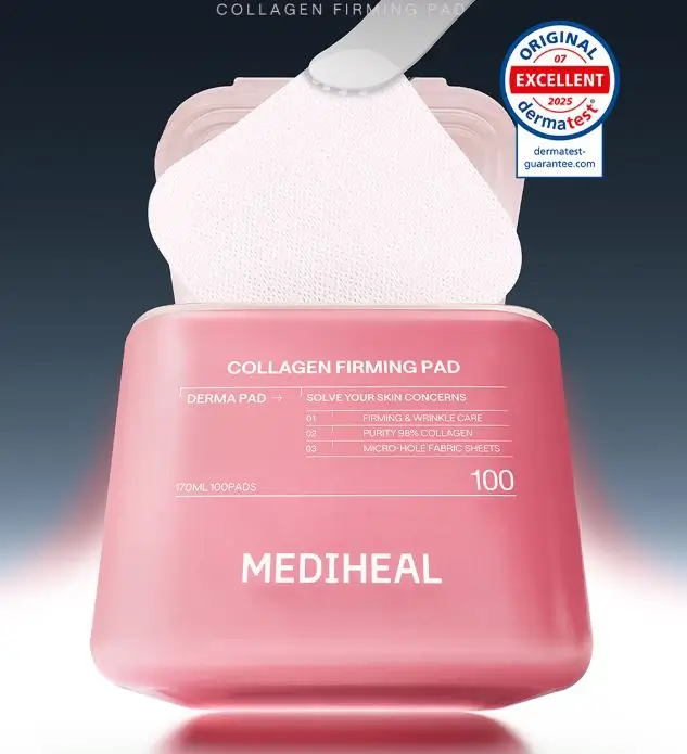 Korean Toner Pads at Olive Young, pink